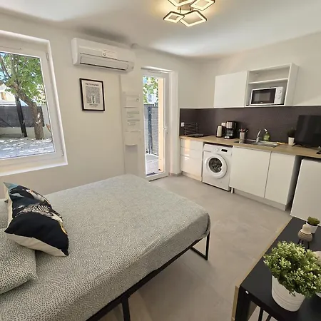 Gregbnb - Climatise - Studio 17M2 - Terrasse 100M2 Apartamento