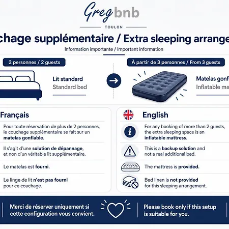 GregBnb - CLIMATISÉ - Studio 17m2 - Terrasse 100m2